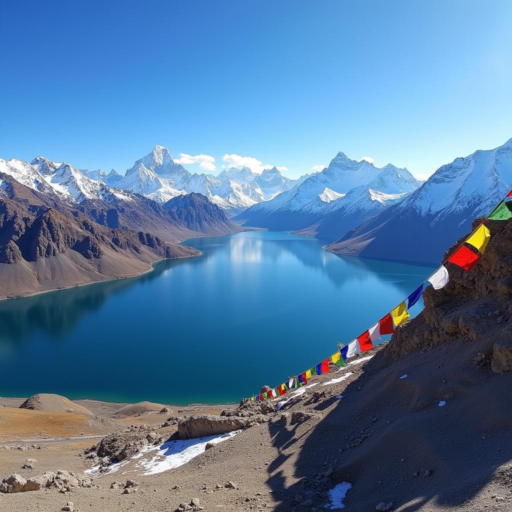 Gurudongmar Lake in Sikkim