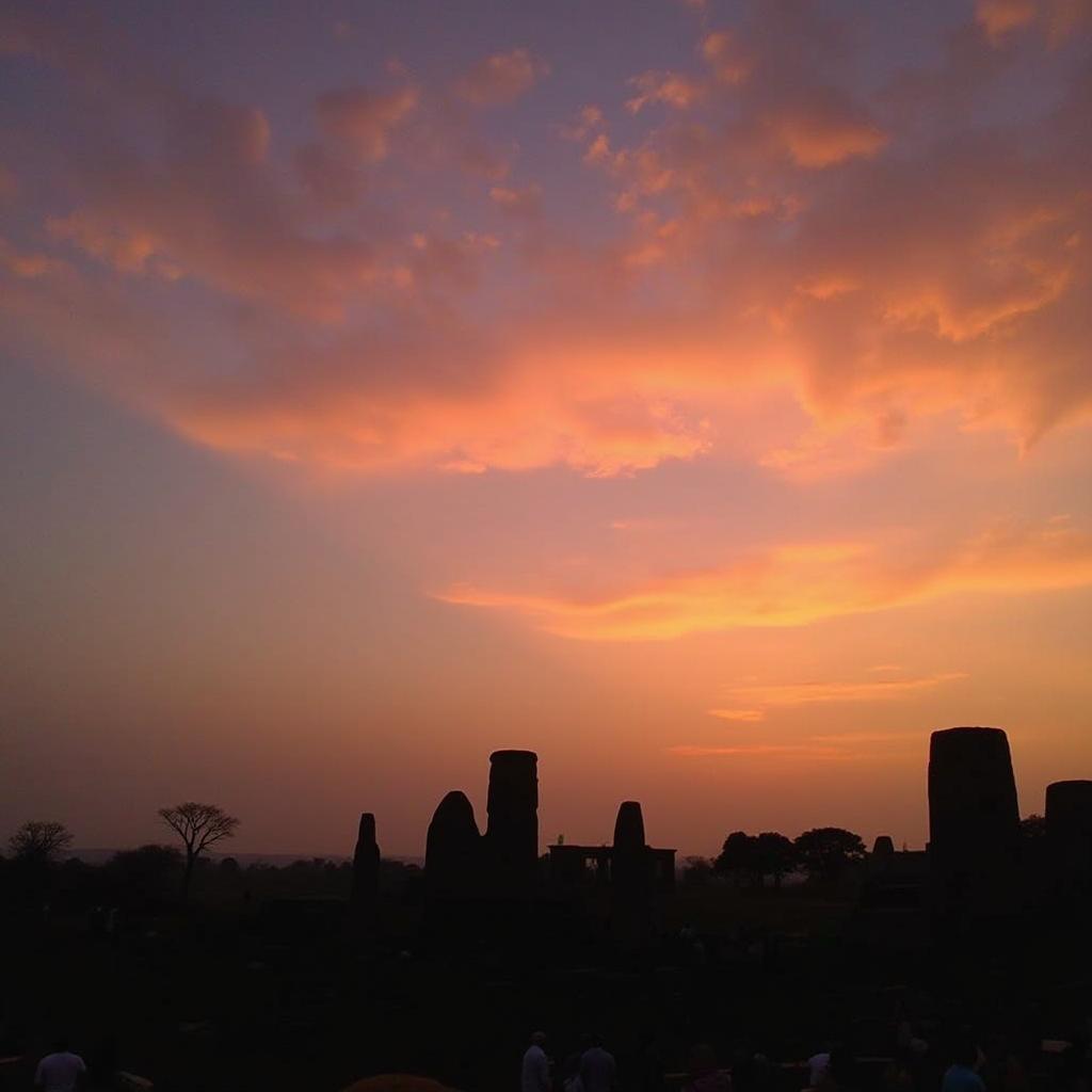 Sunset View in Hampi