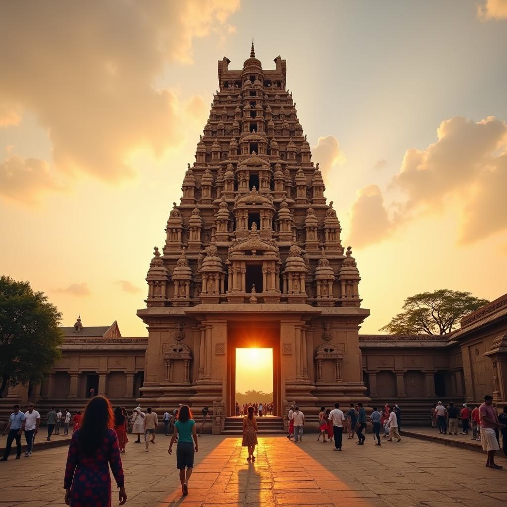 Hampi's Virupaksha Temple: A cornerstone of Karnataka's heritage.