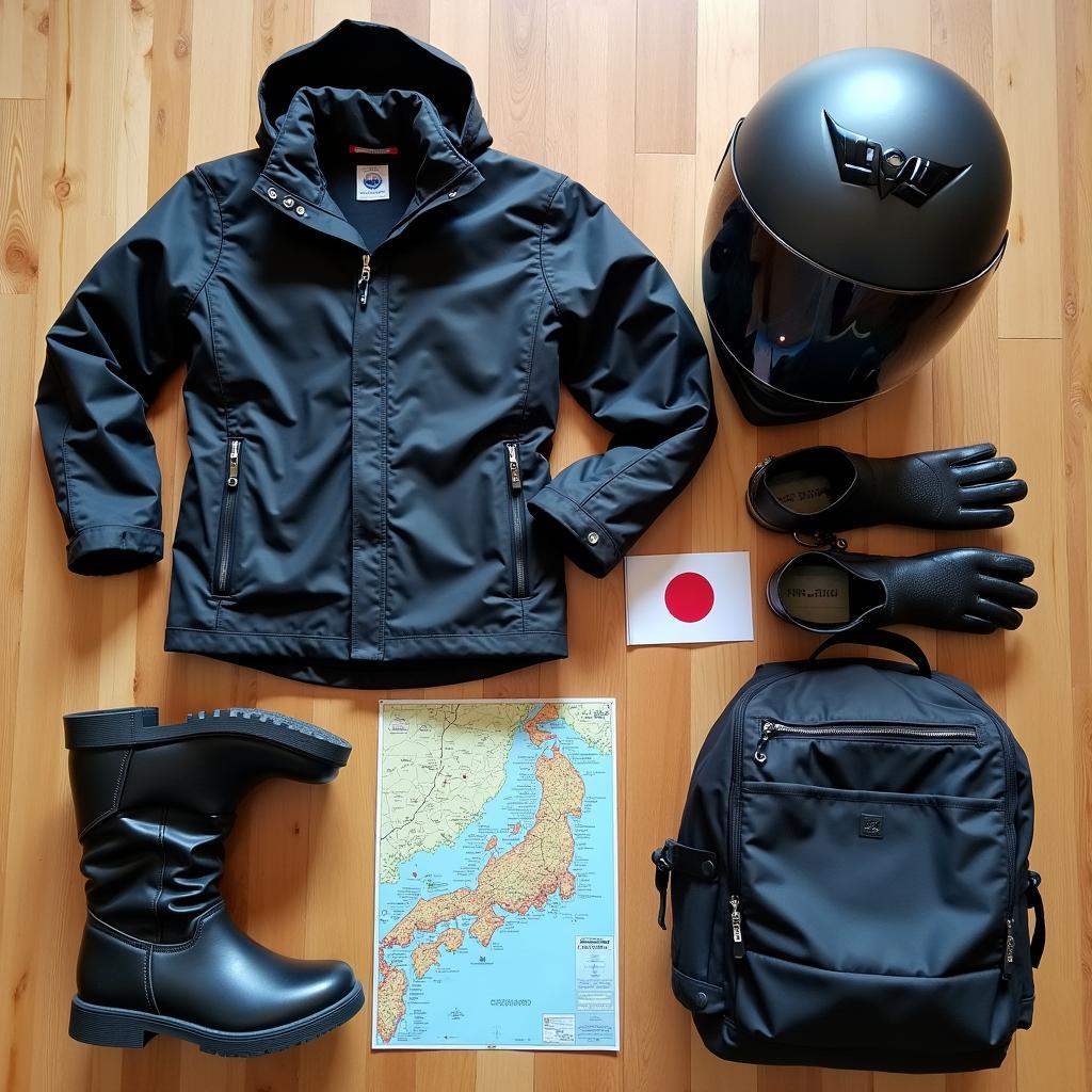 Essential riding gear for a Street Glide tour in Japan