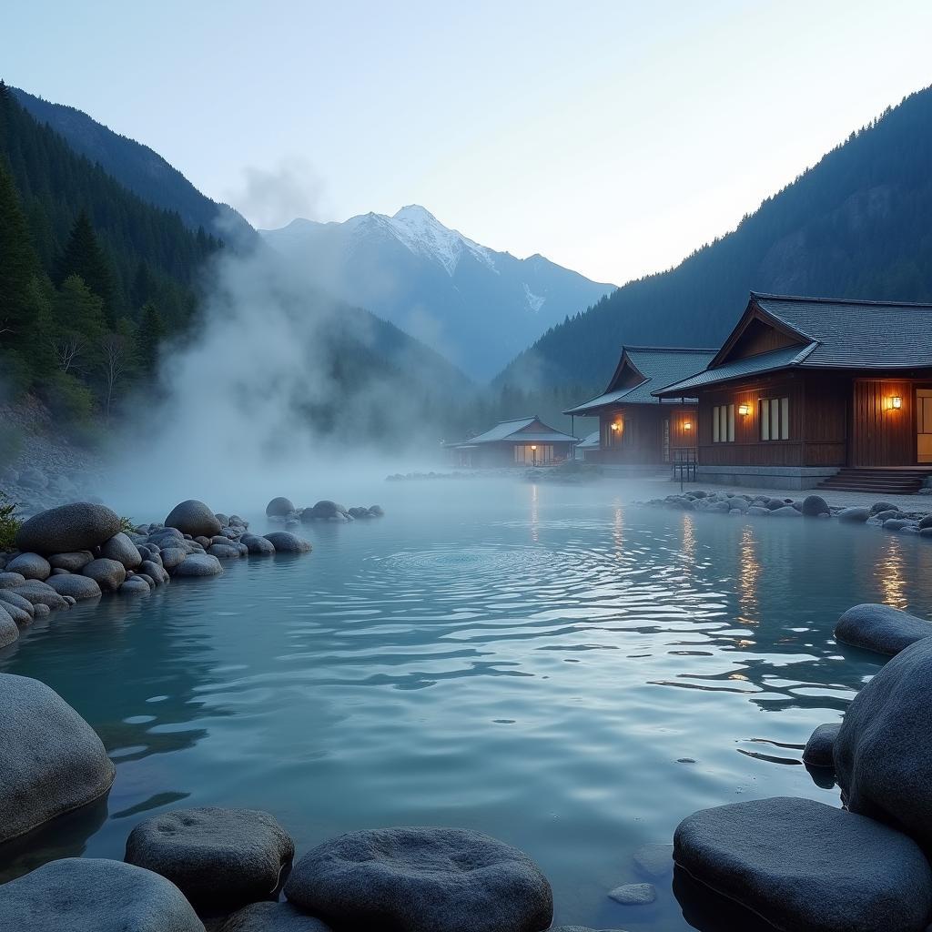 Hidden Onsen in the Japanese Alps