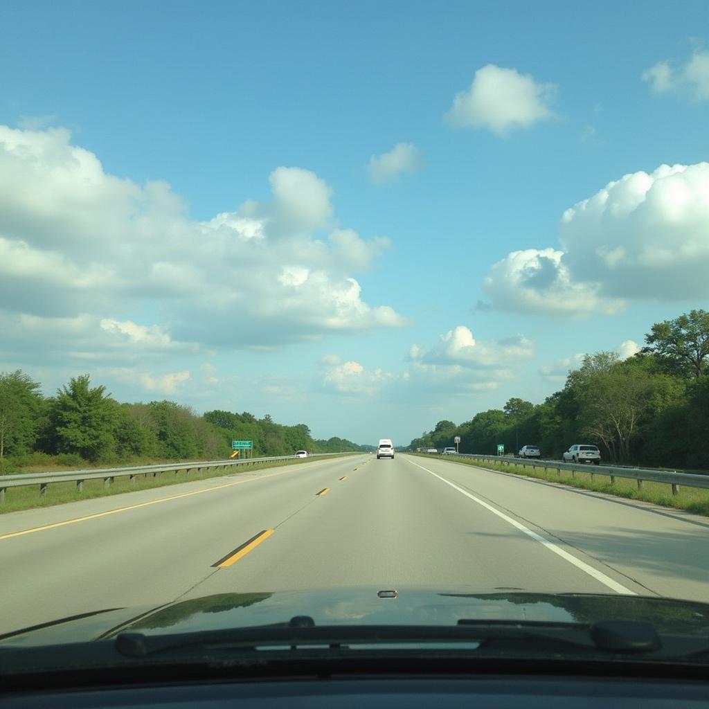 Scenic Bus Route from Houston to New Orleans