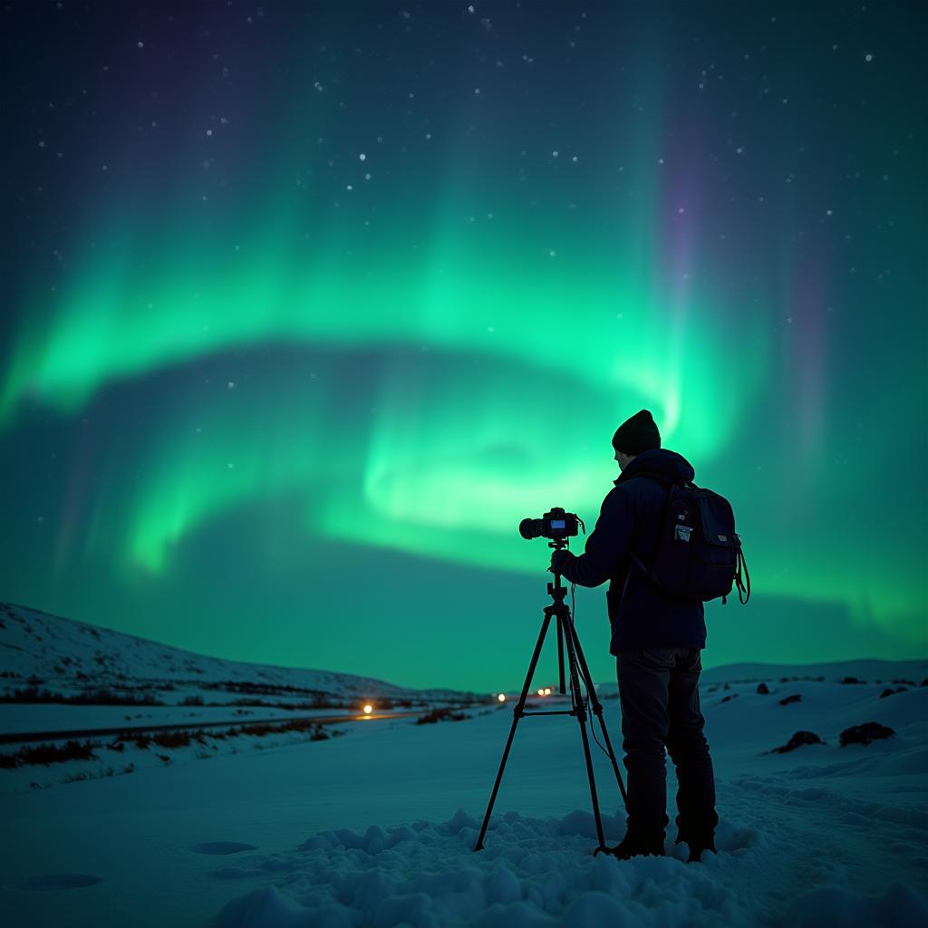 Capturing the Northern Lights in Iceland