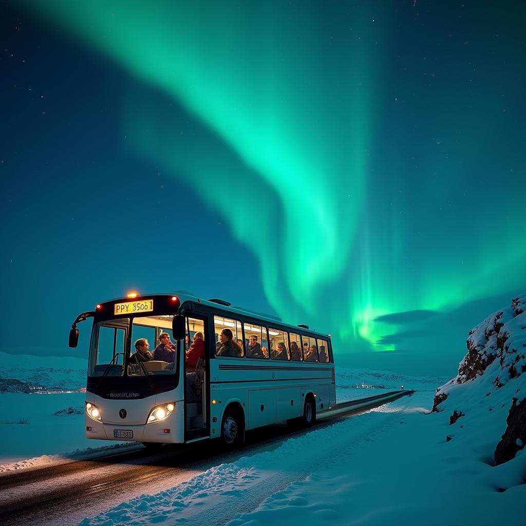 Iceland Northern Lights Tour by Bus