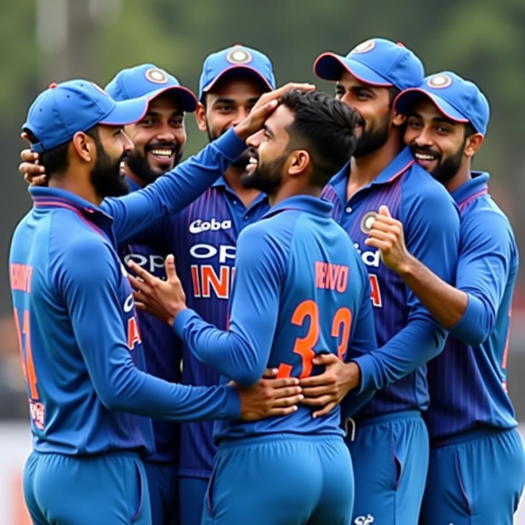 India Celebrates Victory in Sri Lanka 2021