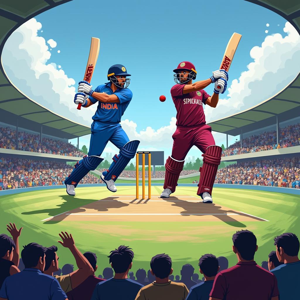 India vs West Indies Cricket Match