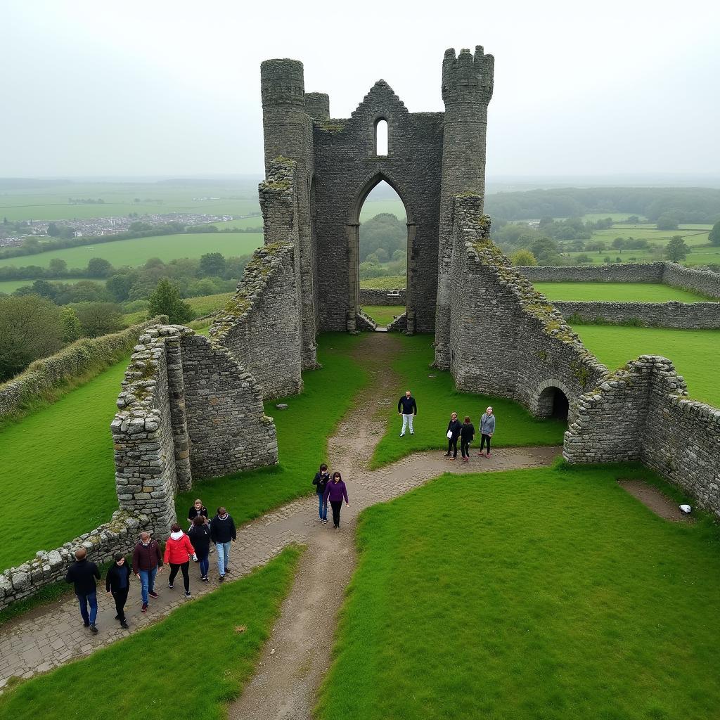 Exploring a Majestic Irish Castle During a 2021 Tour