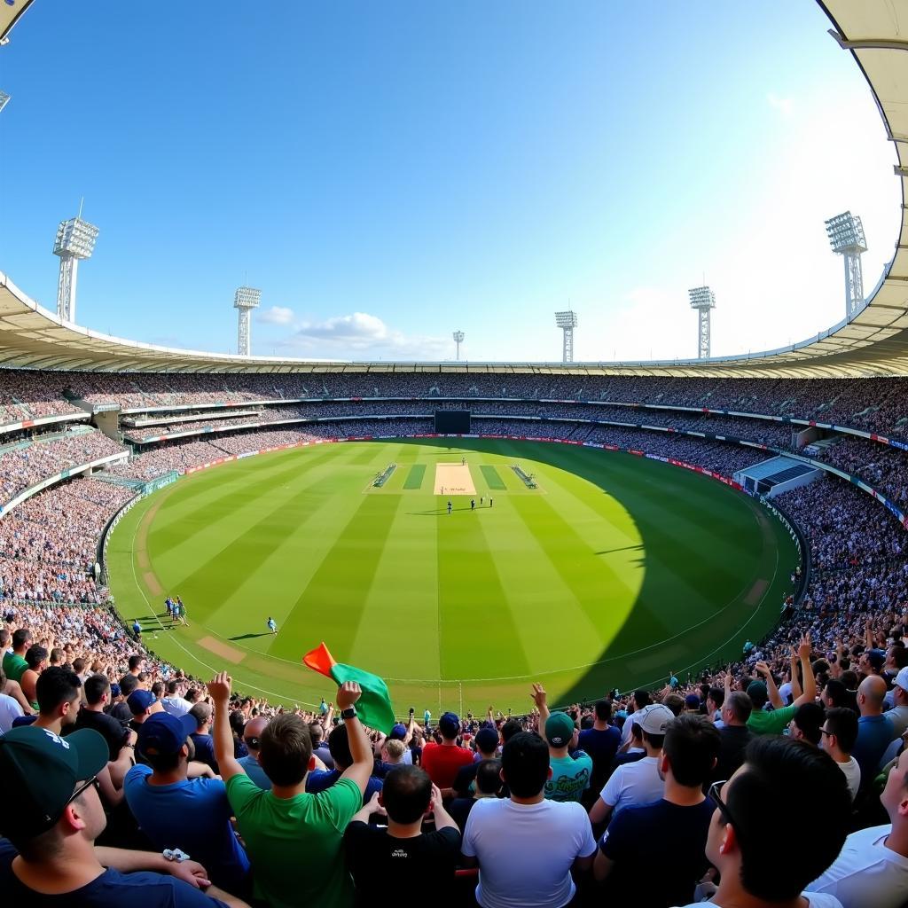 Crowd at Ireland Cricket Stadium