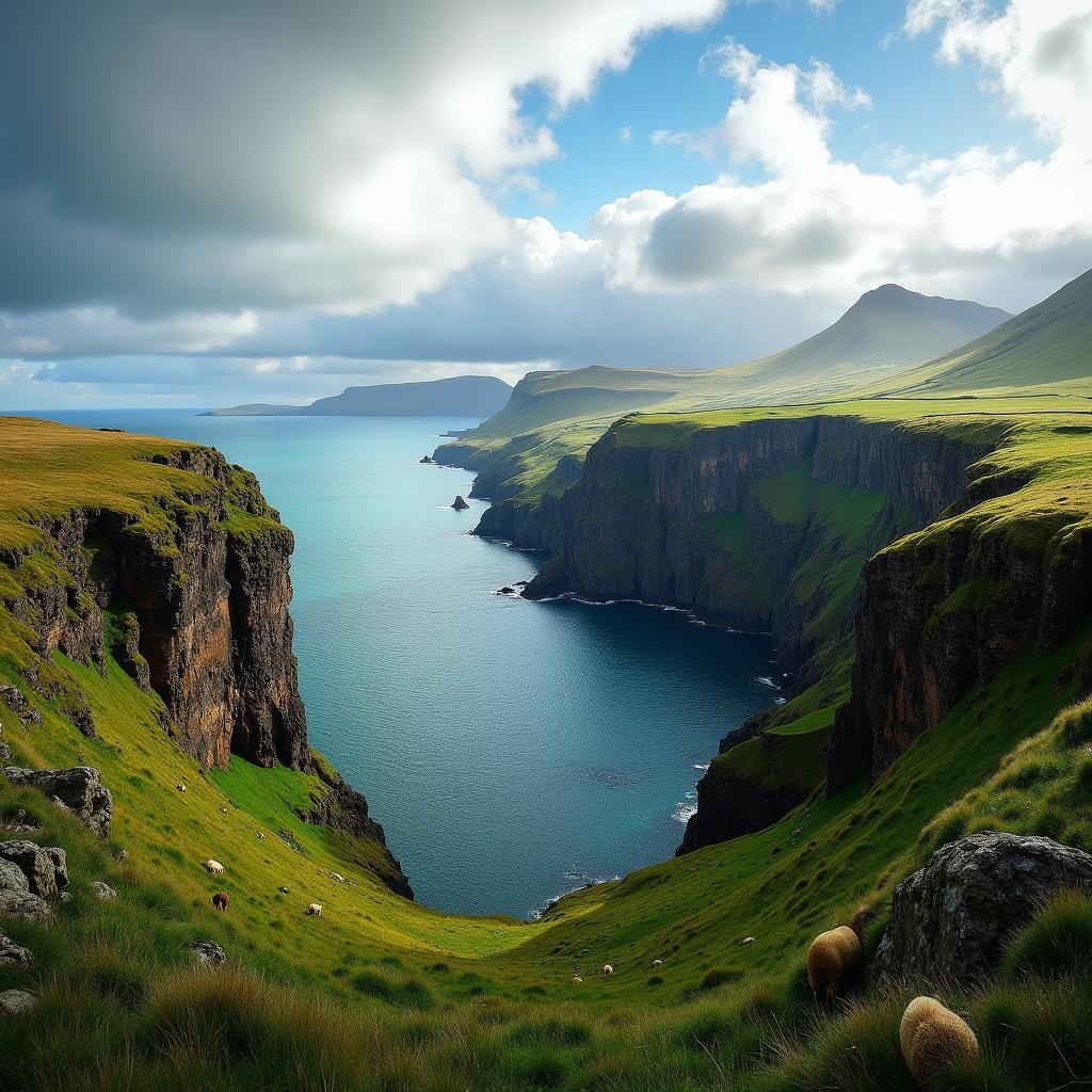 Scenic Viewpoint on the Isle of Skye