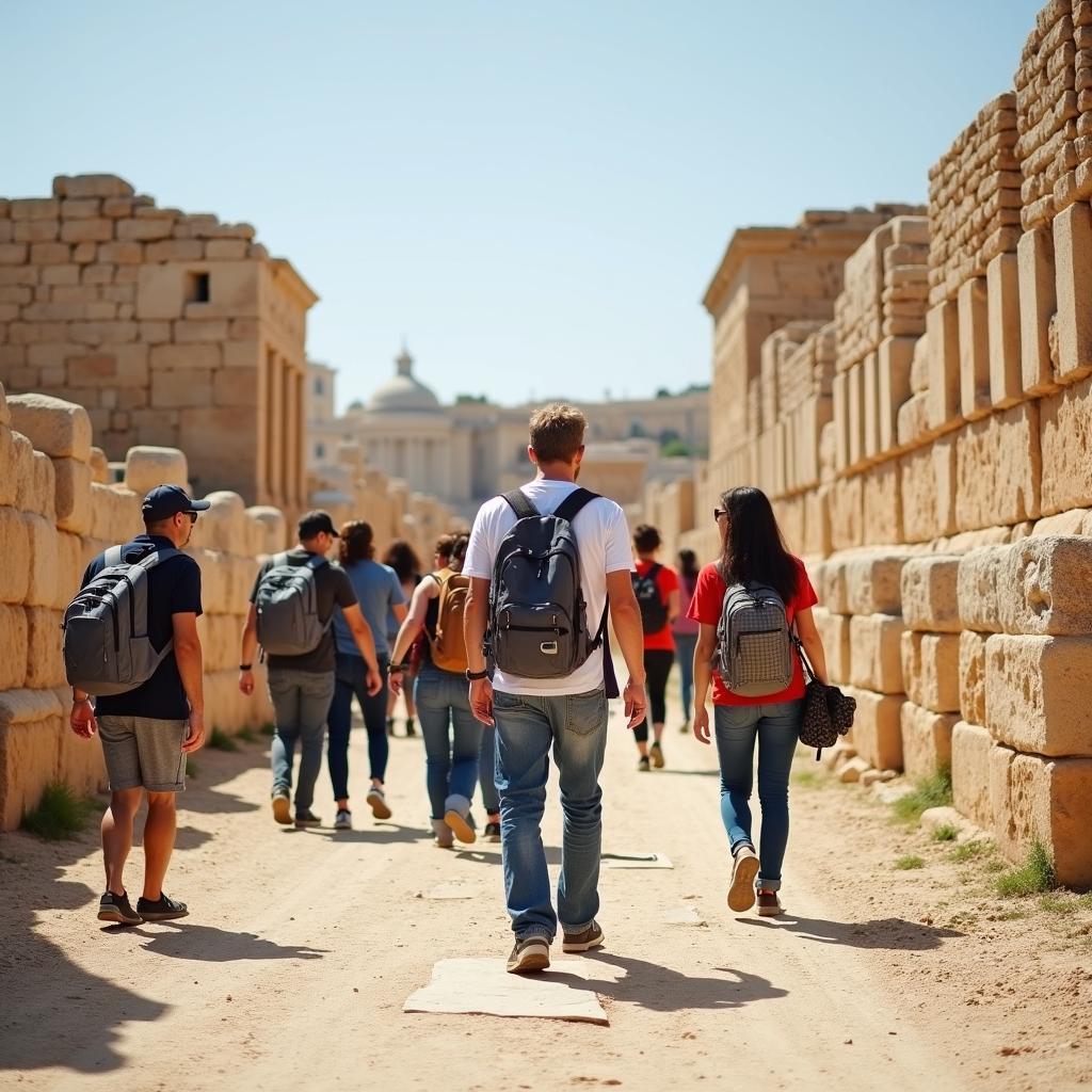 Israel Tour Group Exploring