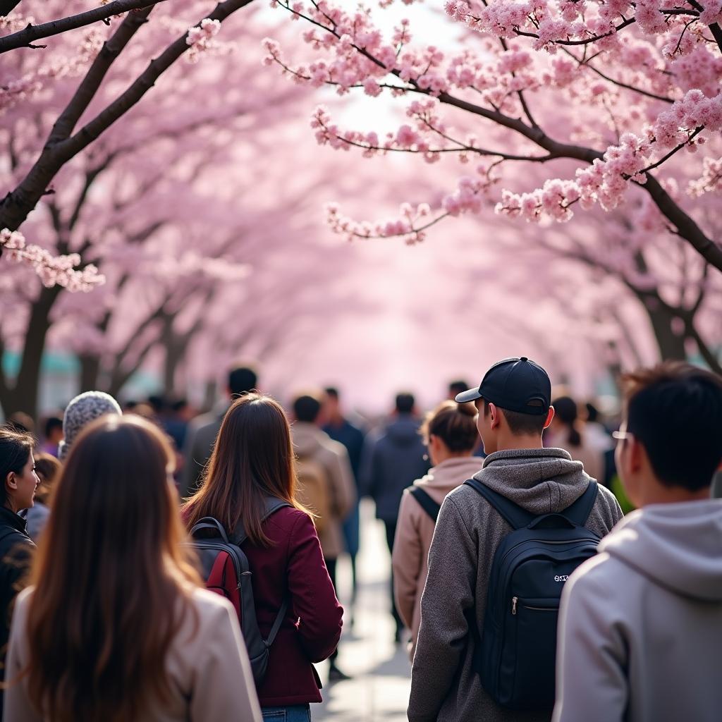 Japan Ad Tour during Cherry Blossom Season