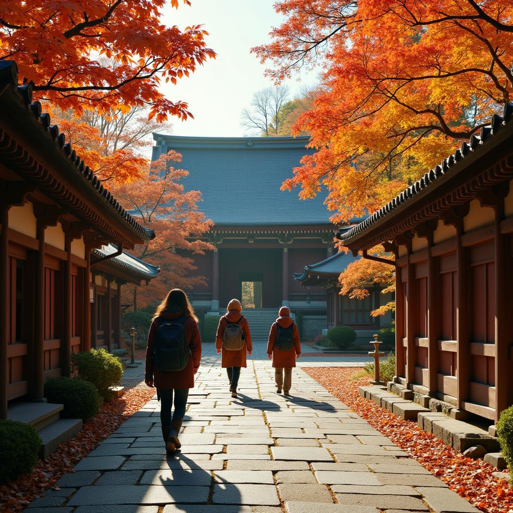 Exploring Ancient Temples during an Autumn Maruti Tour