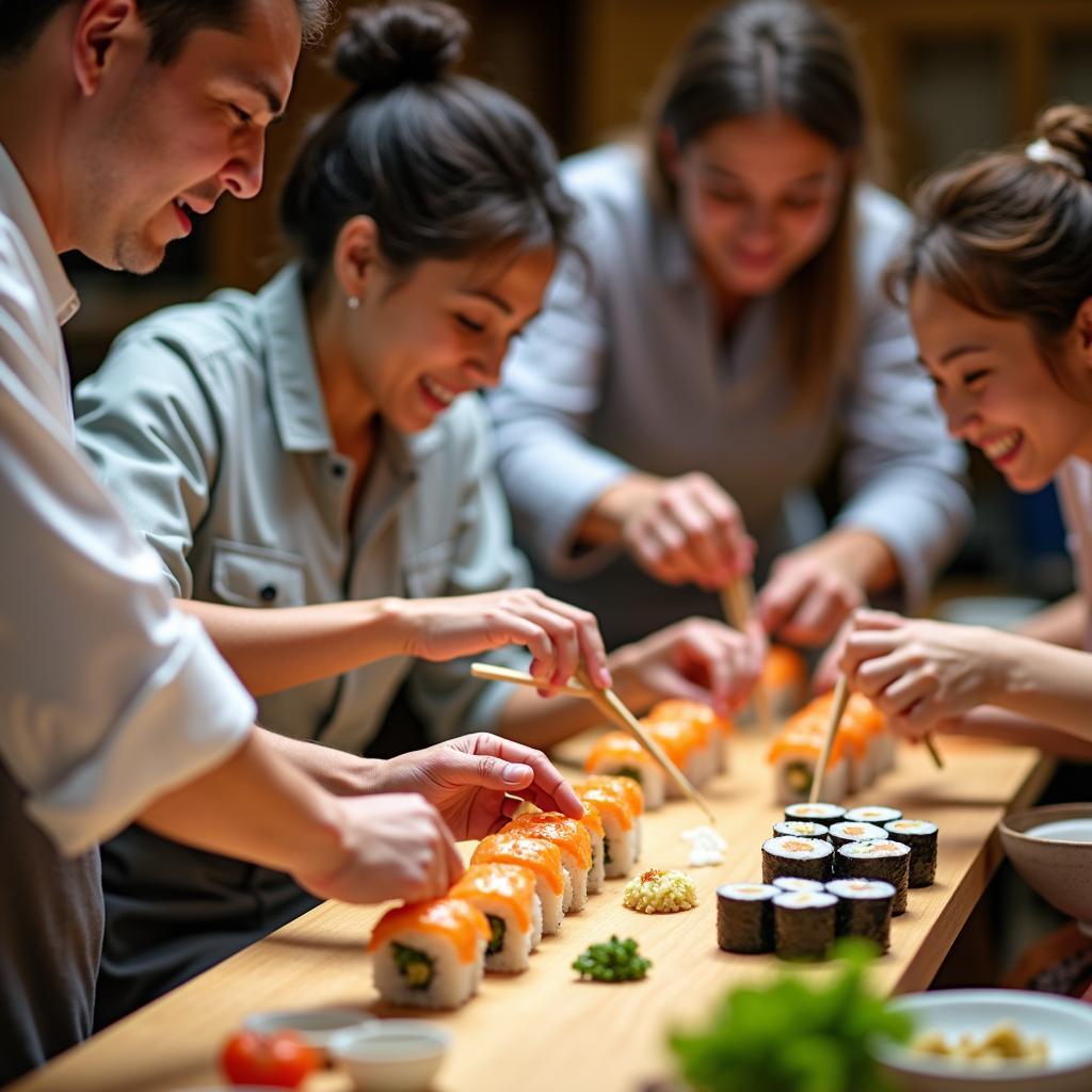 Learning the Art of Sushi Making in Japan