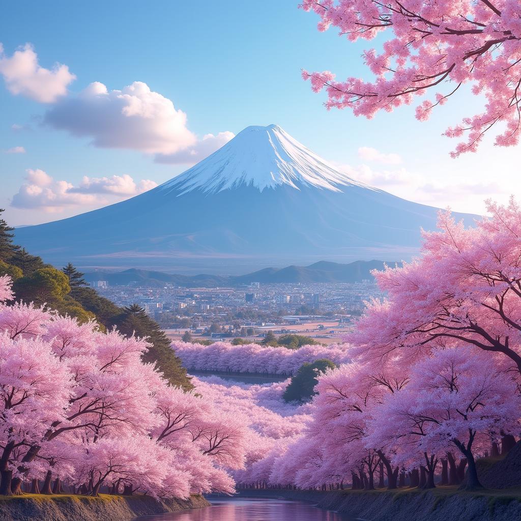 Experiencing Japan's Natural Beauty: Mount Fuji and Cherry Blossoms