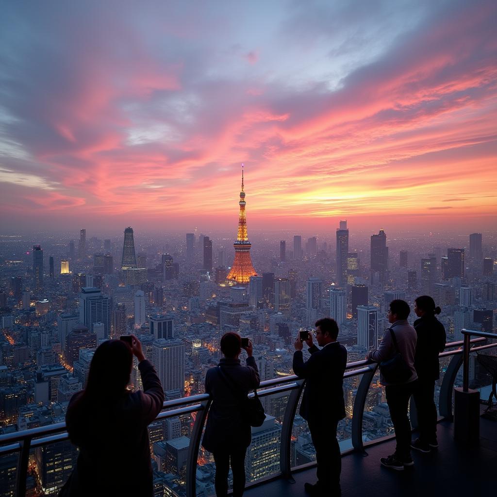 Tokyo Sunset Cityscape Tour