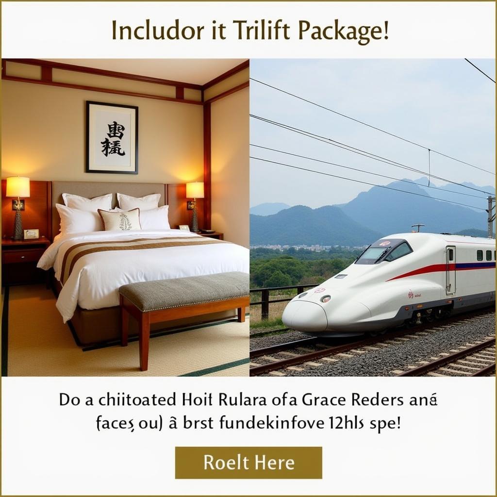 Comfortable accommodations and efficient travel options included in the Japan tour package.