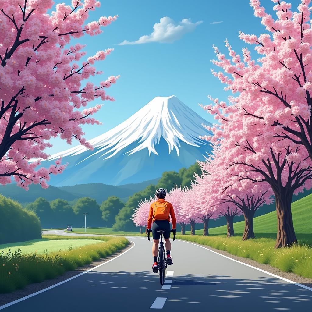 Cycling through the Japanese Countryside