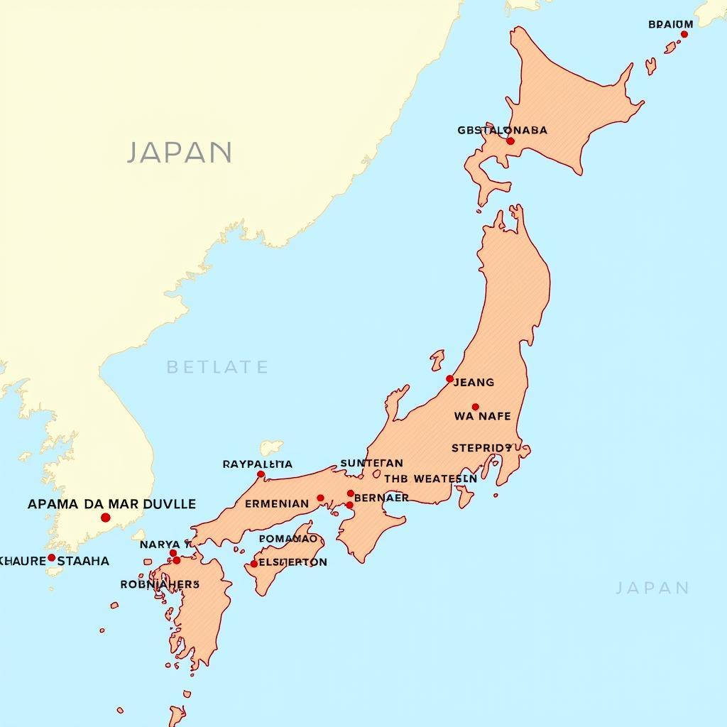 Planning a Japan Trip: Itinerary and Map