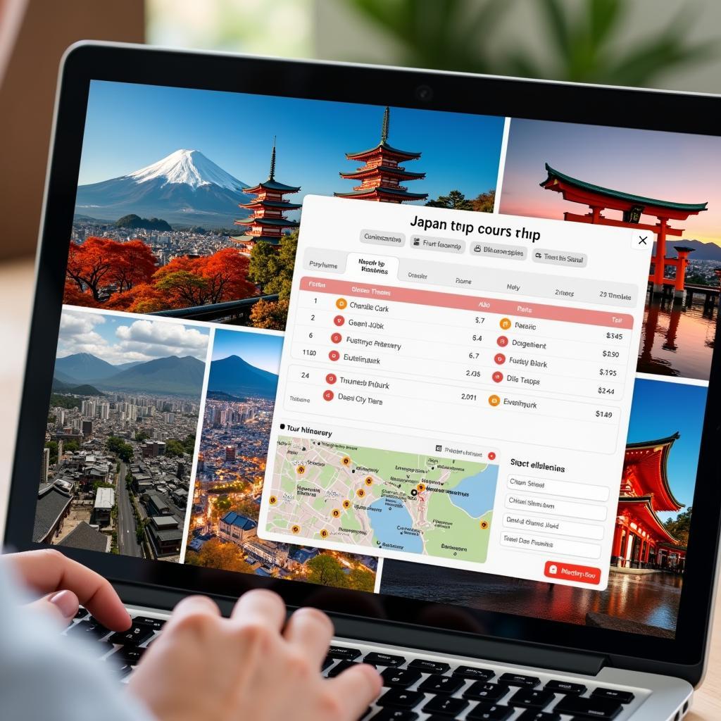 Planning a Japan Trip with Tour Planning Software