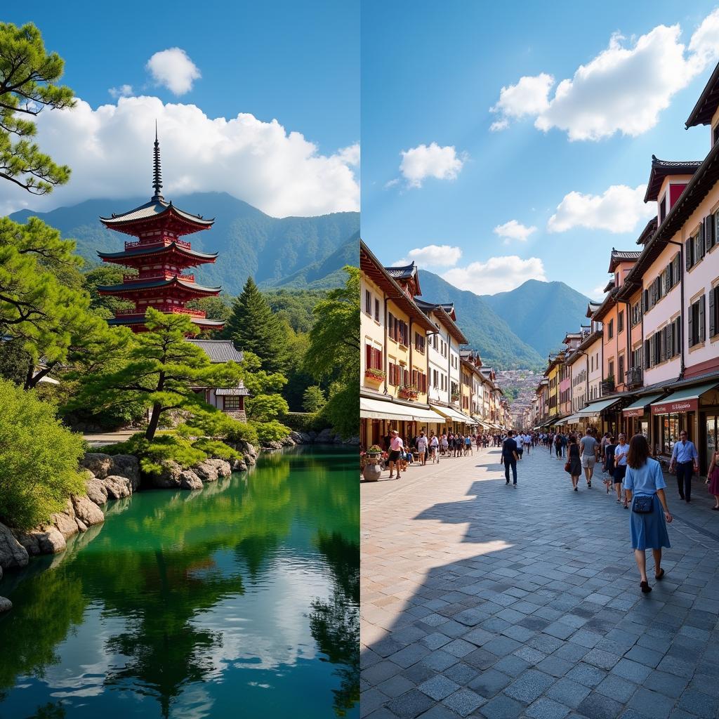 Japan vs. Europe Travel Destinations