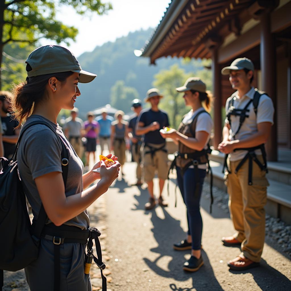 Exploring Japanese Culture After a Zipline Adventure