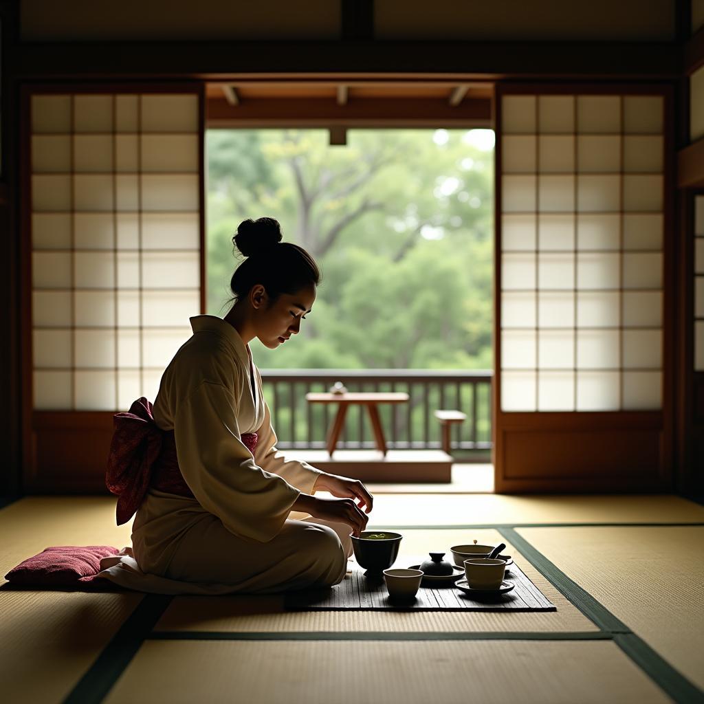 Traditional Japanese Tea Ceremony in Kyoto