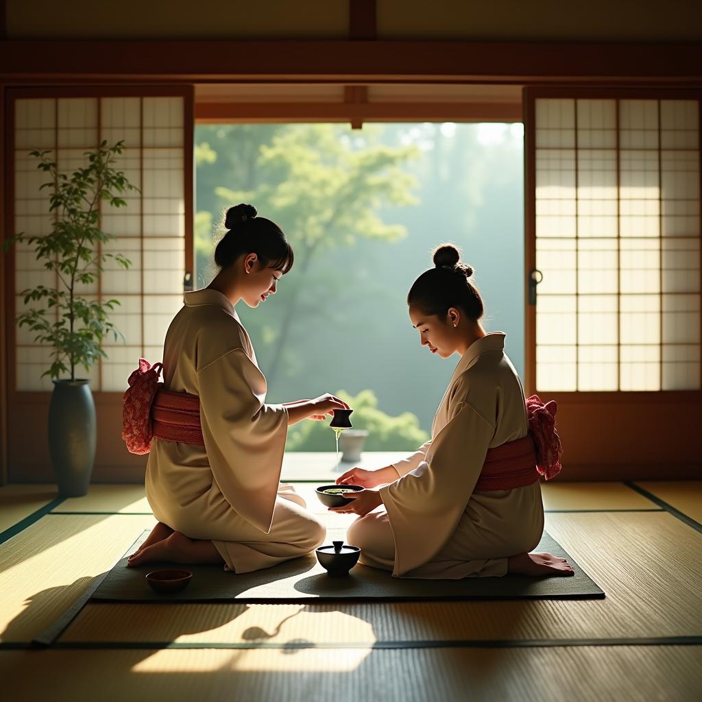 Traditional Japanese Tea Ceremony in Kyoto