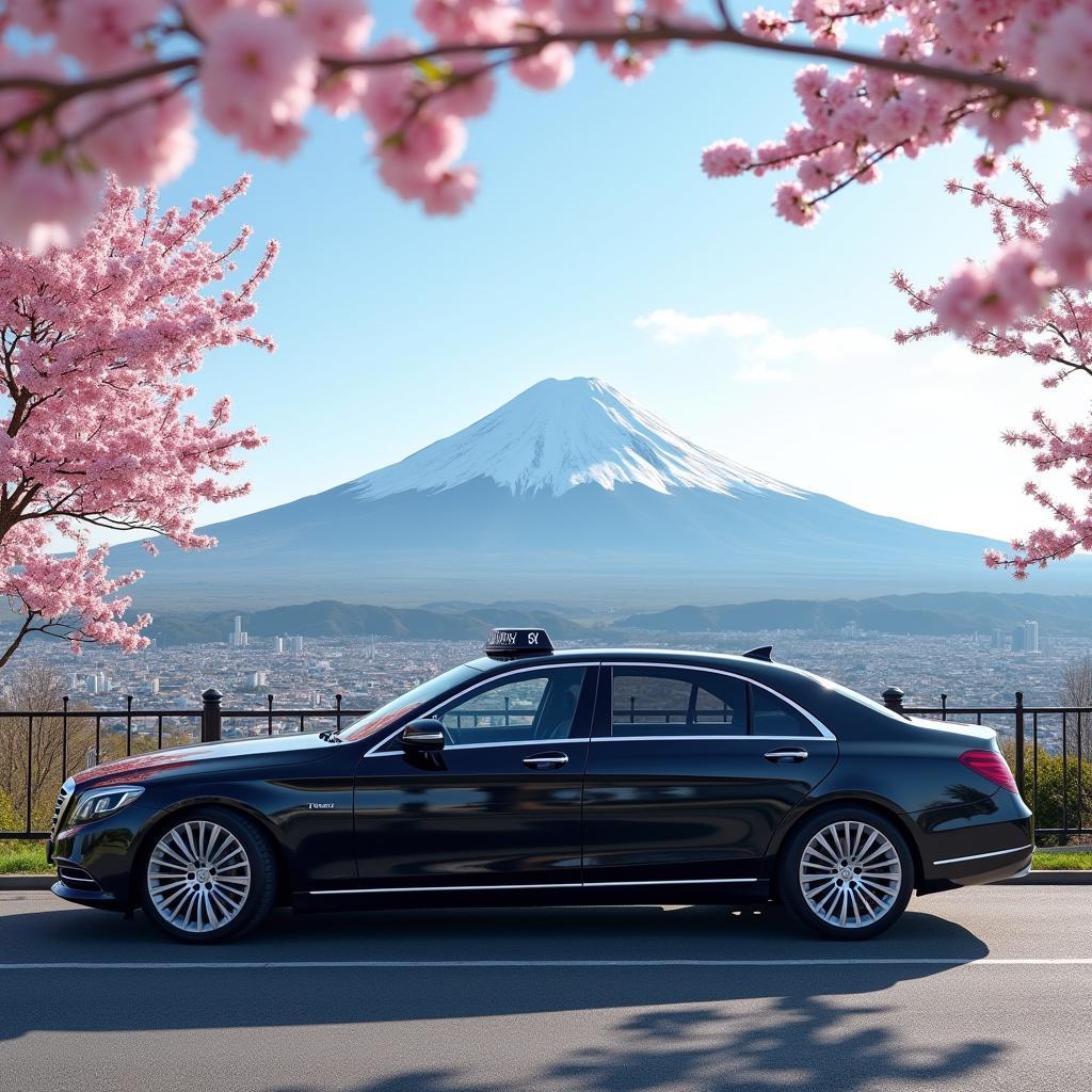 K4 Tour Taxi at Mount Fuji