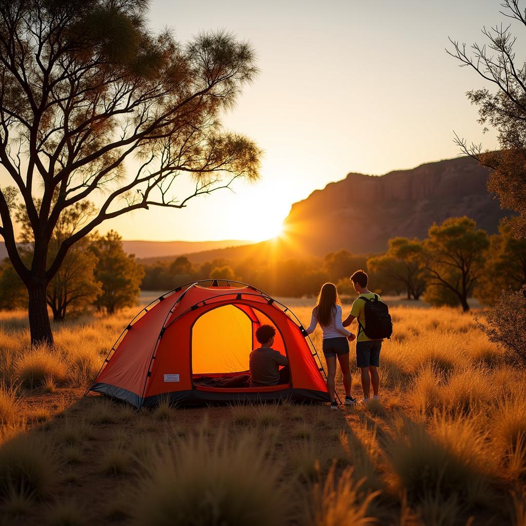 Camping in Kakadu National Park