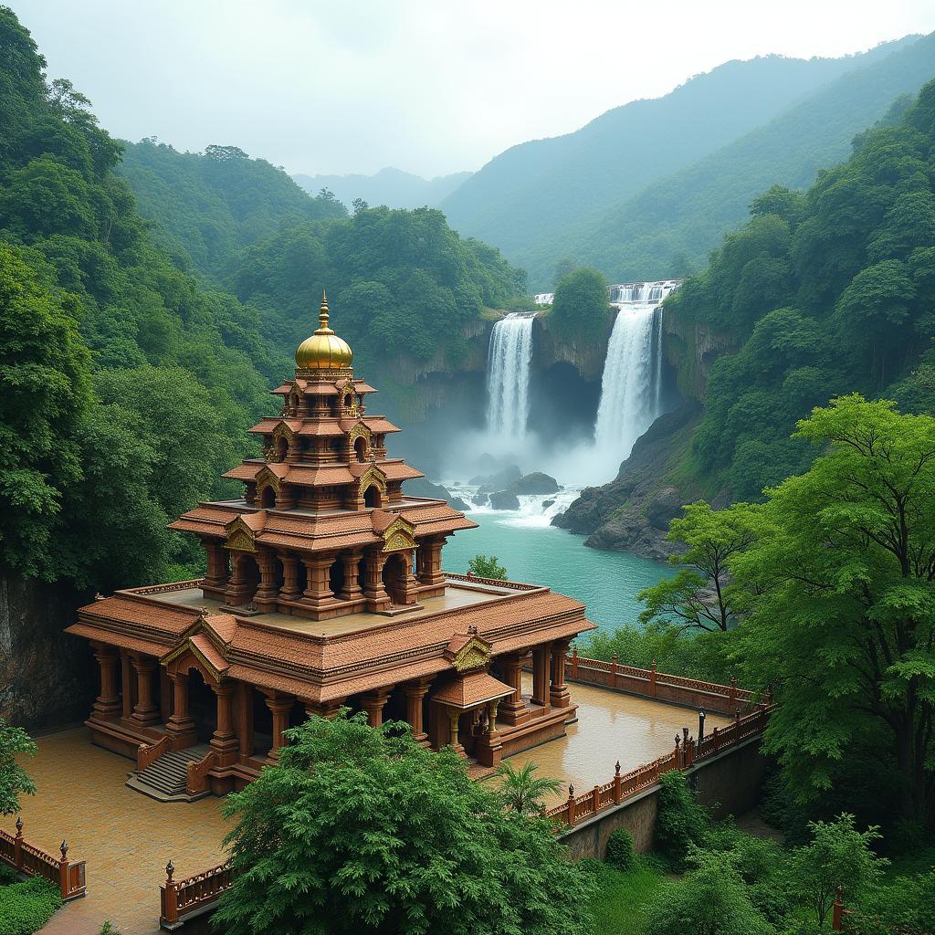 Kapileswara Swamy Temple Waterfall