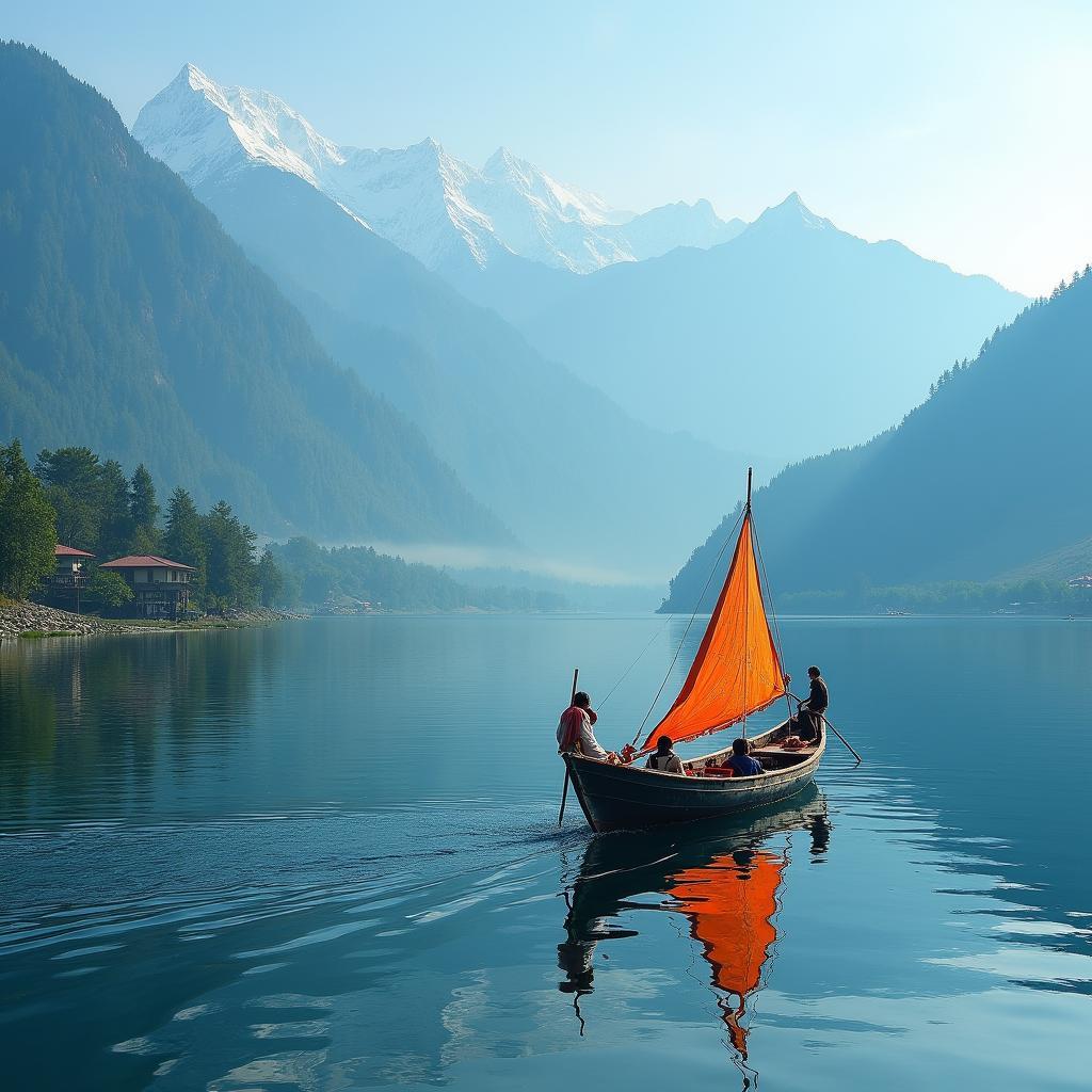 Shikara ride on Dal Lake, Kashmir