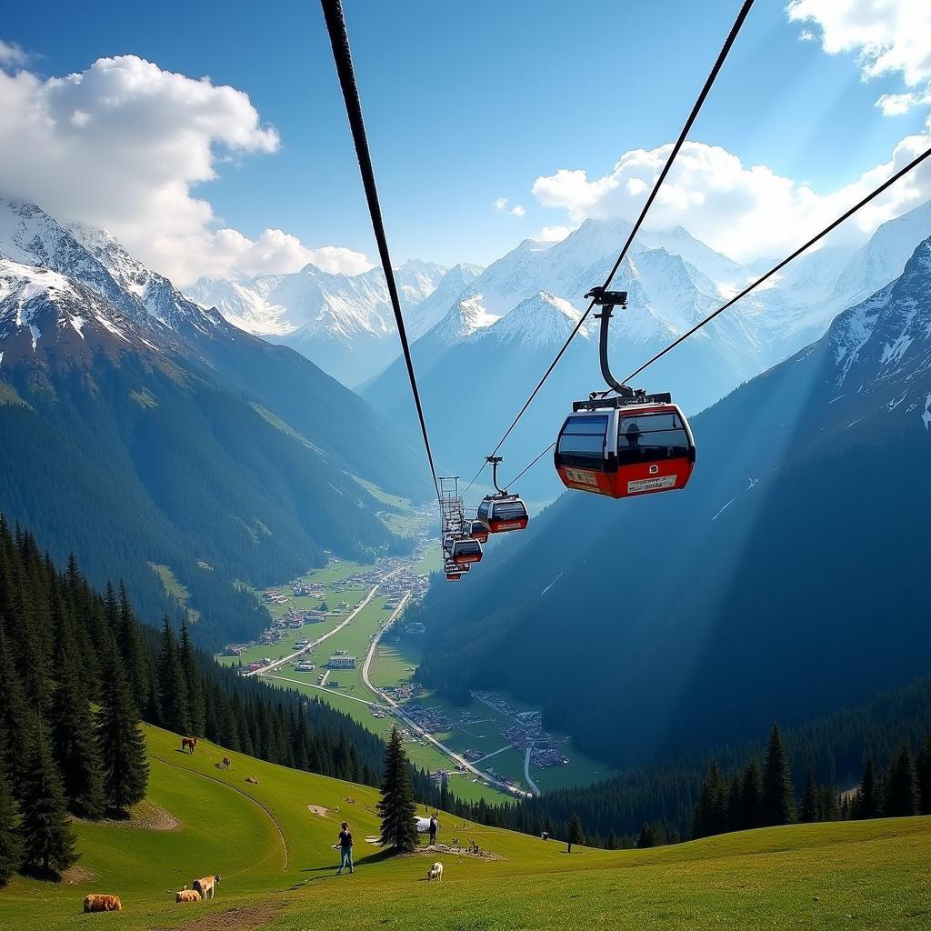 Breathtaking Gondola Ride in Gulmarg, Kashmir Valley