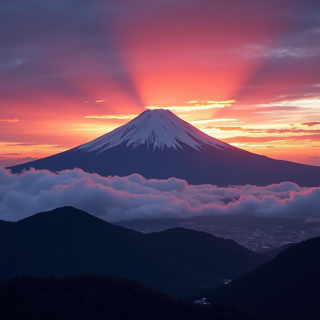 Kesari Tours Tamilnadu Mount Fuji Sunrise