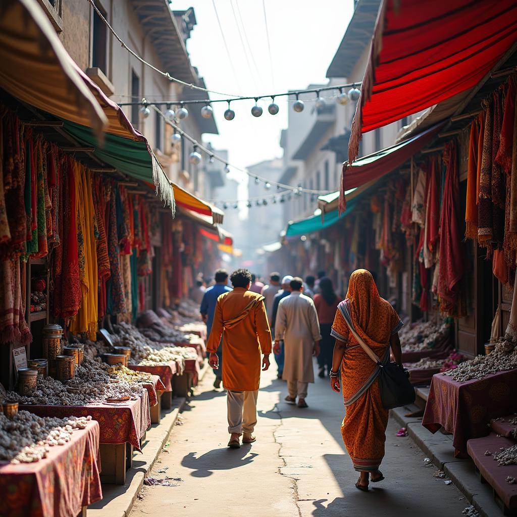 Kinari Bazaar in Agra, India