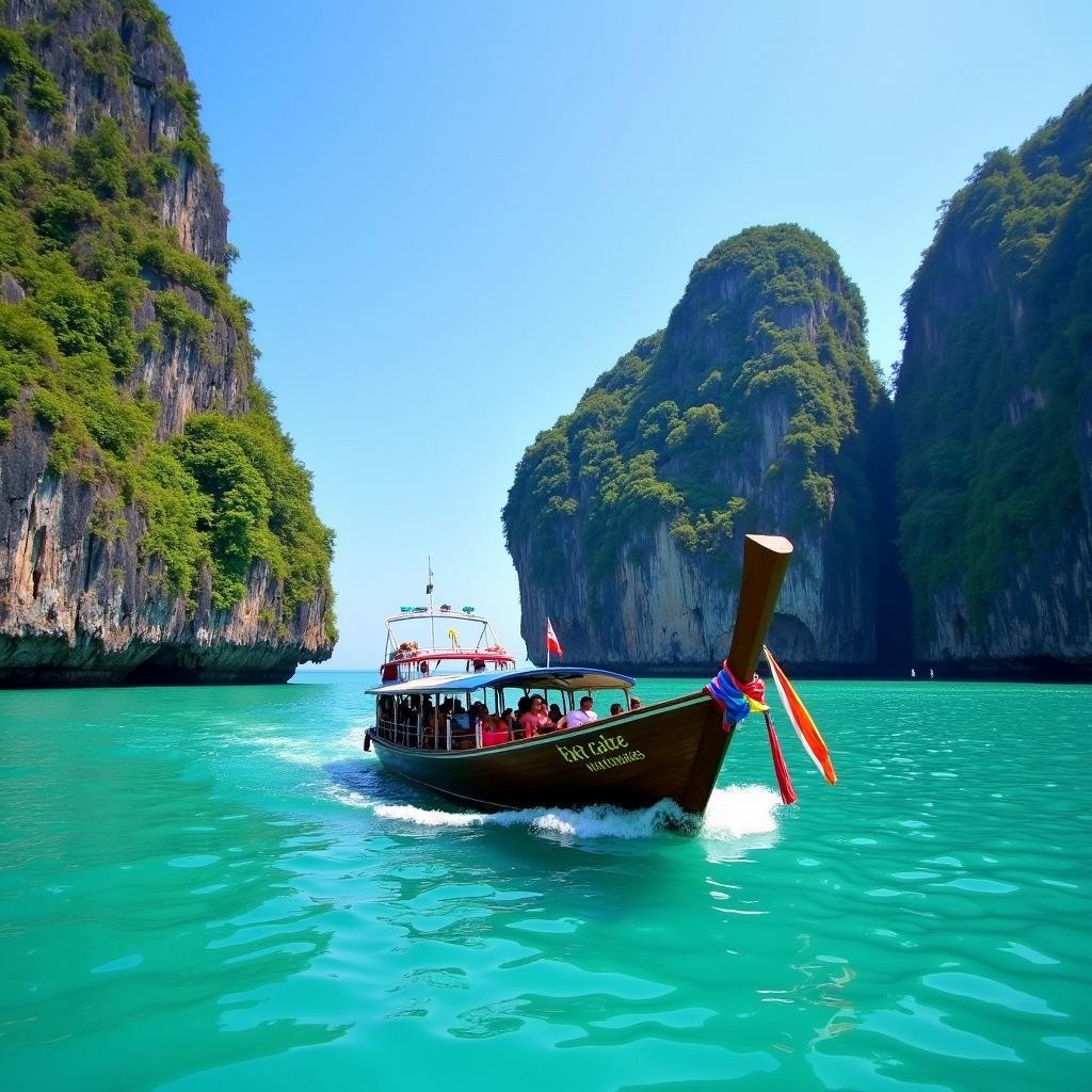 Longtail boat tour in Krabi National Park