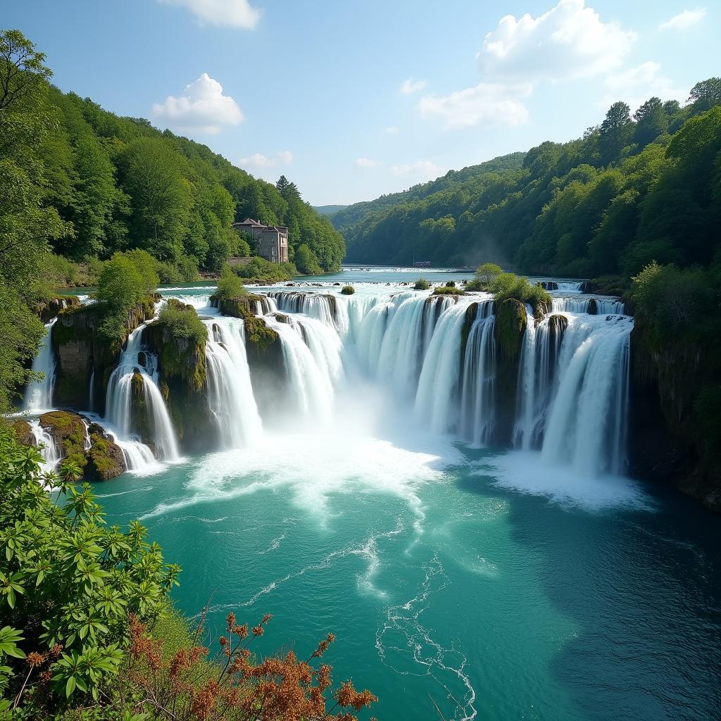 Skradinski Buk Waterfall in Krka National Park