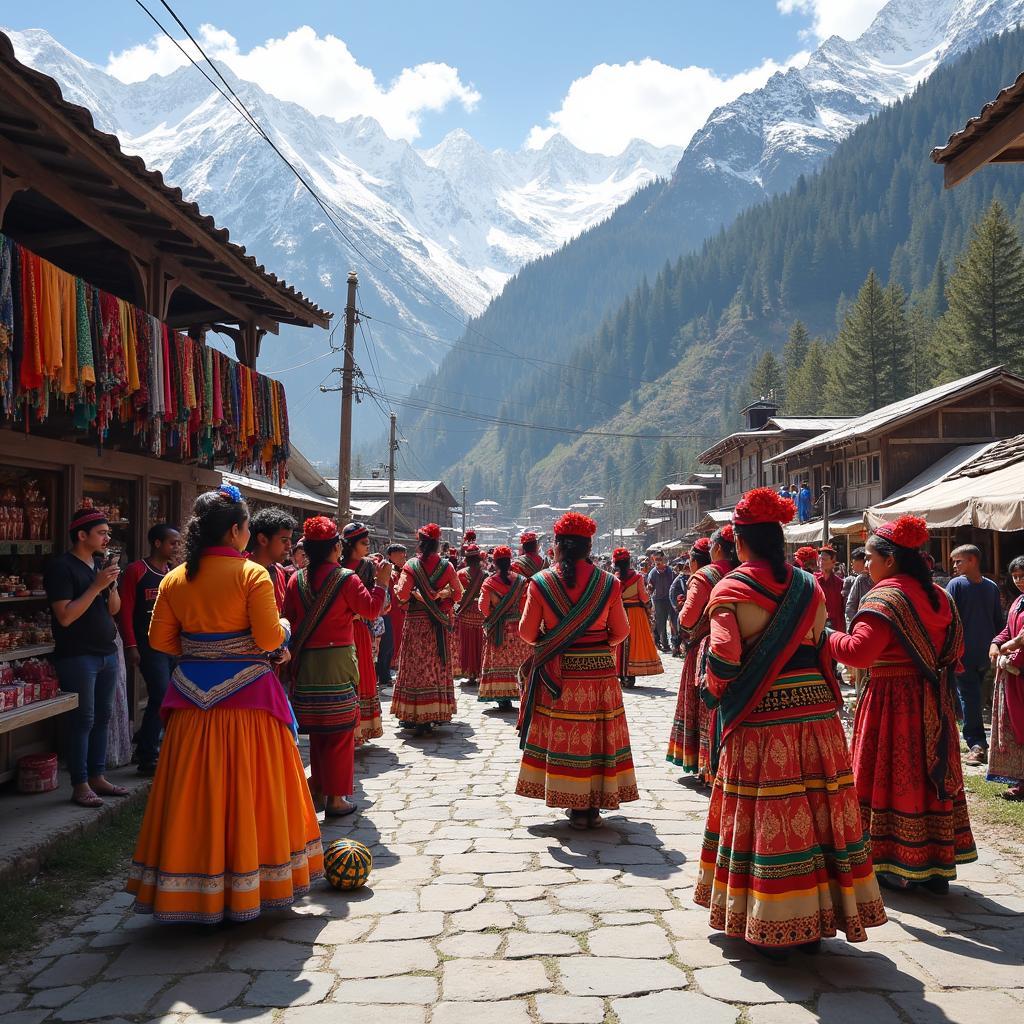 Experiencing the local culture and traditions of Kullu Manali.