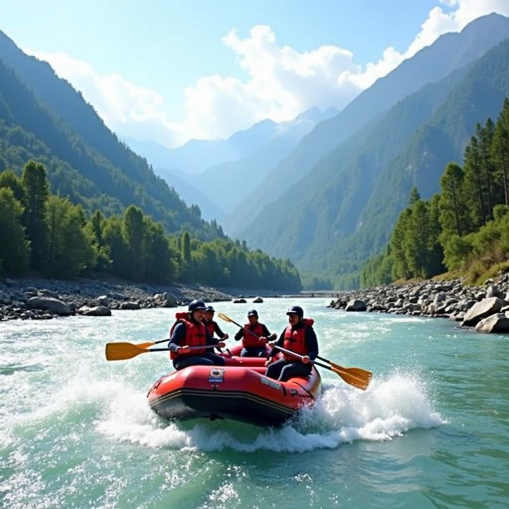 Thrilling Kullu River Rafting