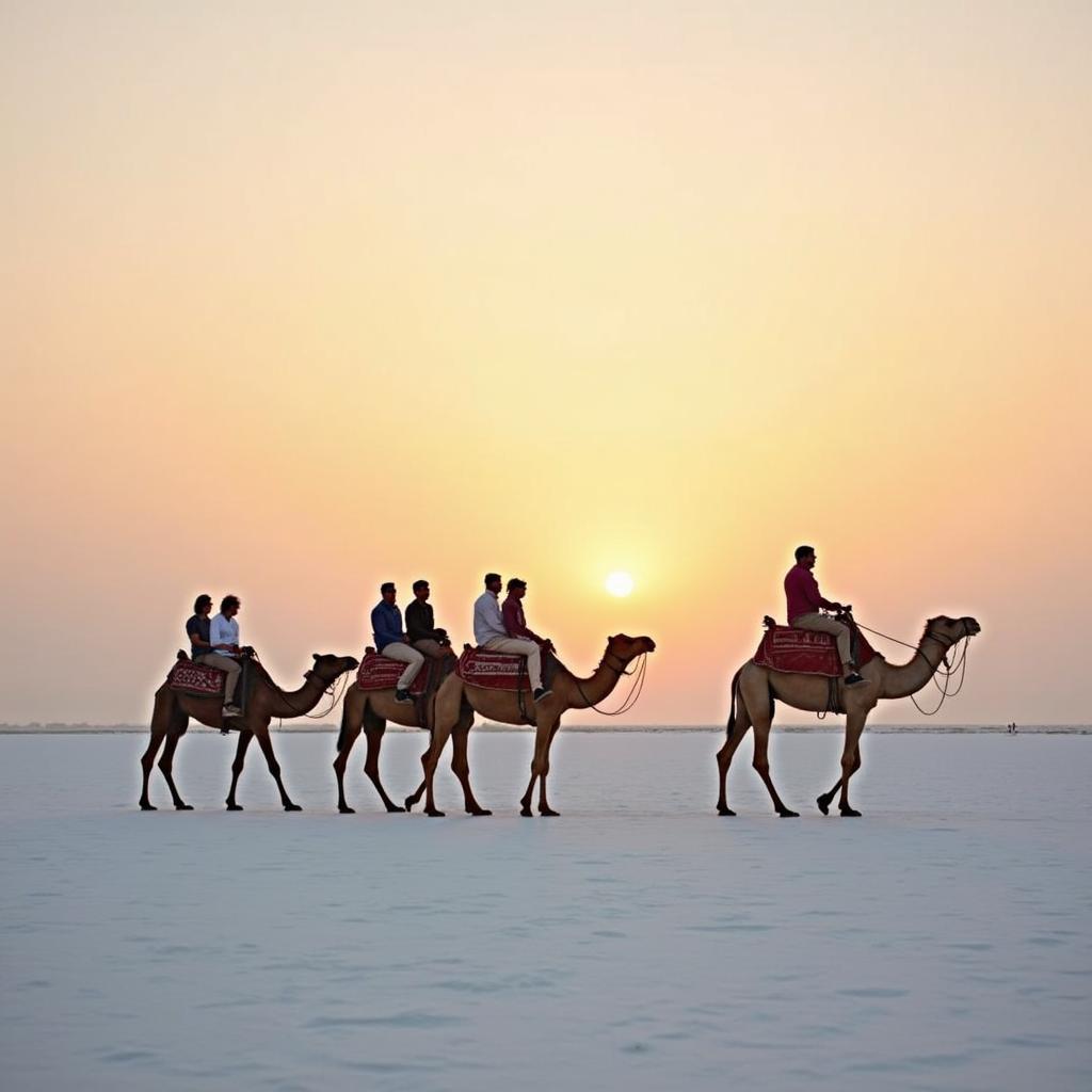 Camel Safari in the White Desert of Kutch