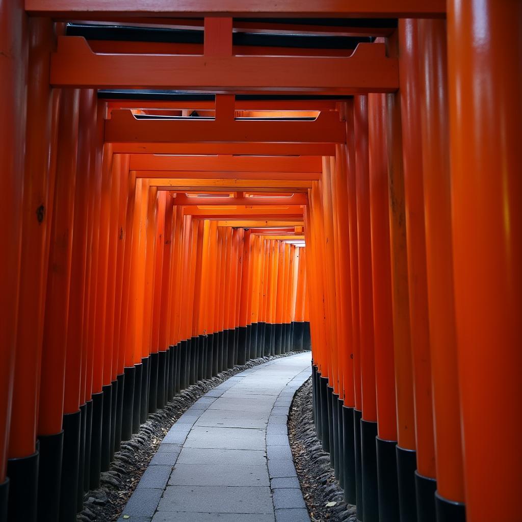 Kyoto Fushimi Inari Shrine Torii Gates