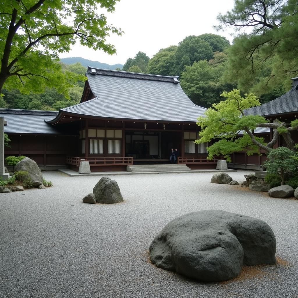 Ryoan-ji Temple Zen Garden in Kyoto