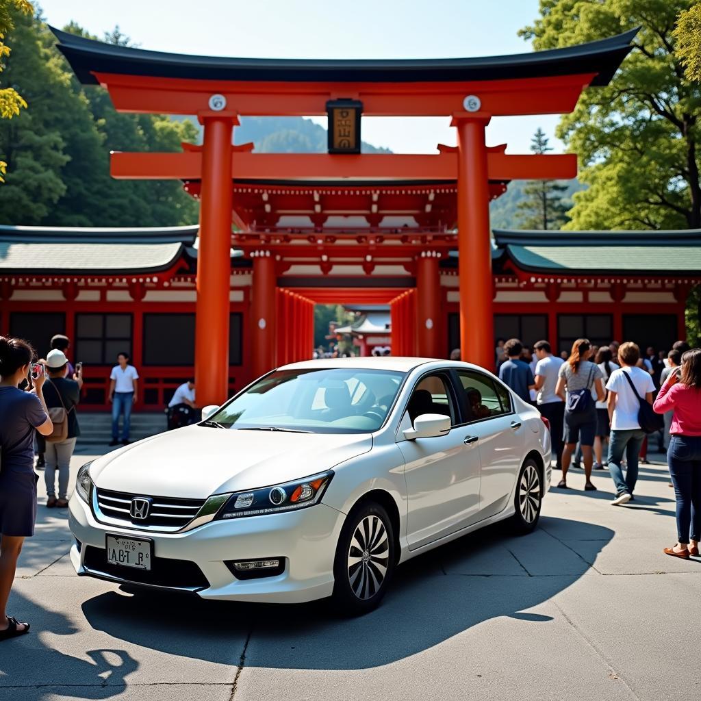 Exploring Kyoto Temples in a 2013 Accord Touring