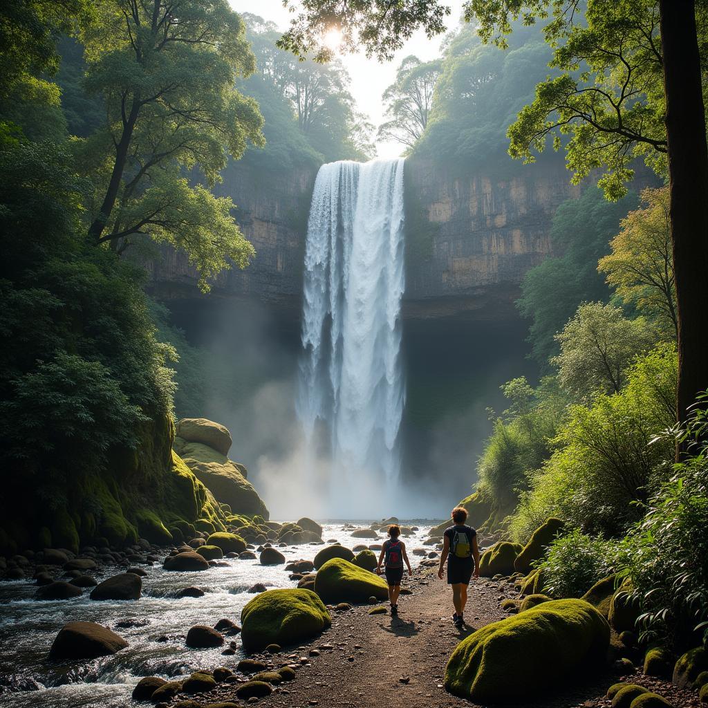 Lamington National Park Waterfall