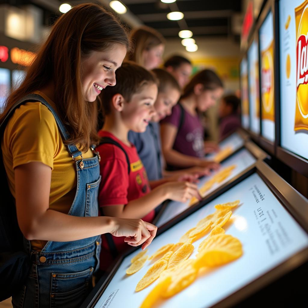 Interactive Exhibits at the Lay's Factory