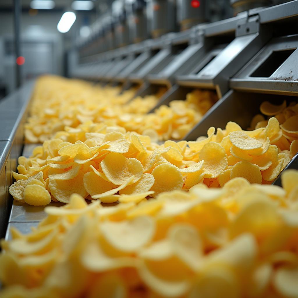 Potato Processing at the Lay's Factory