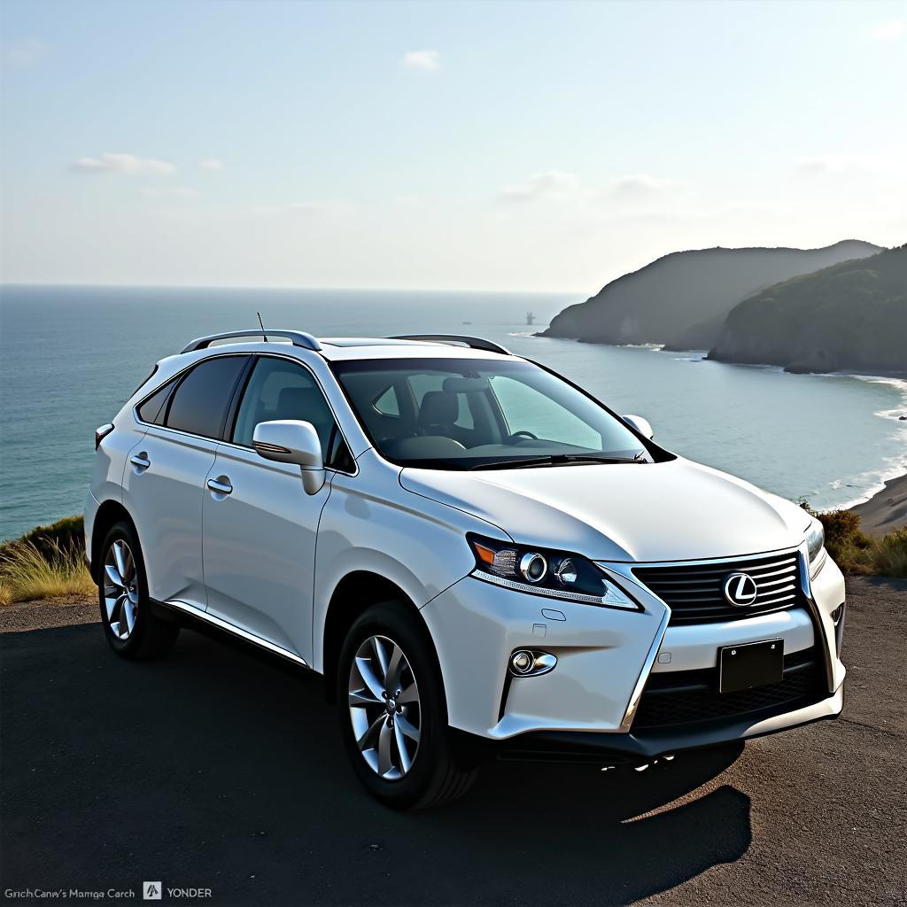 Lexus RX 350 on the Noto Peninsula Coastal Road