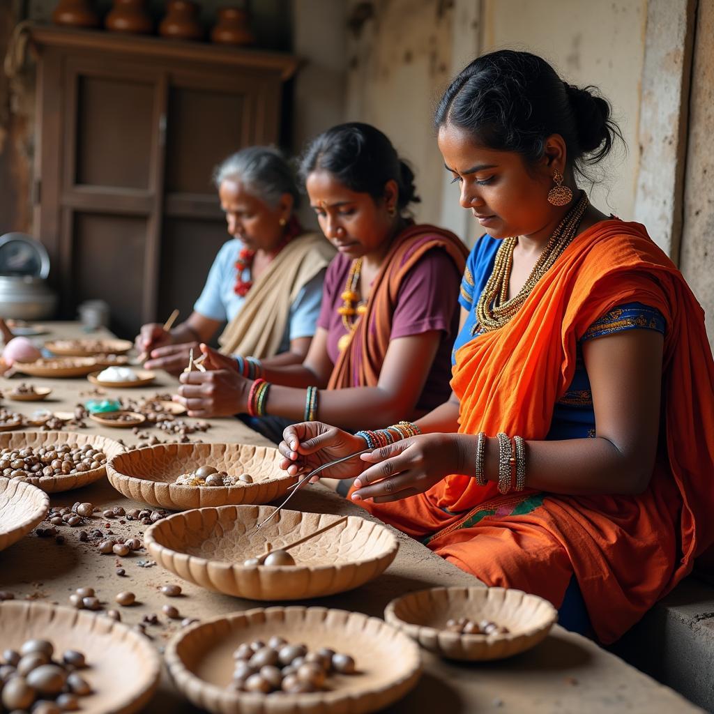 Local Artisans showcasing traditional crafts in Visakhapatnam