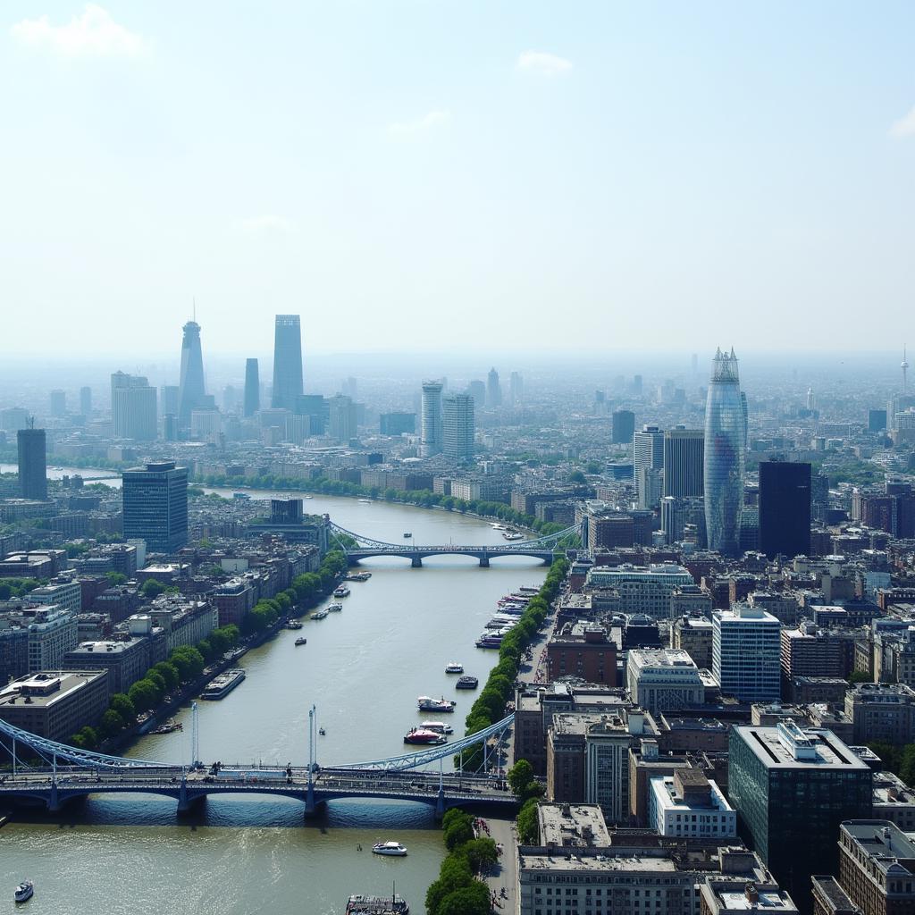 London Eye Cityscape