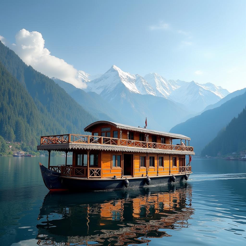 Luxury Kashmir Houseboat on Dal Lake