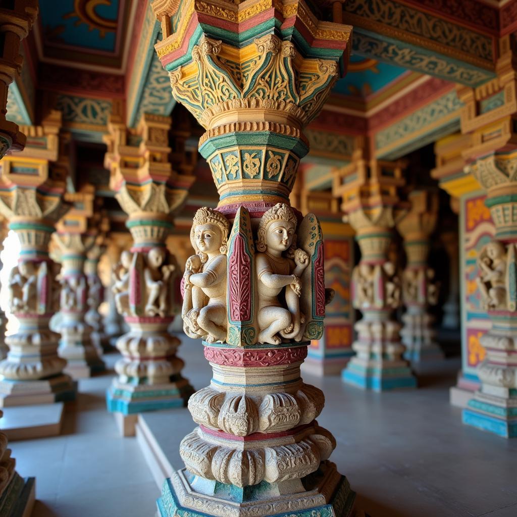 Meenakshi Amman Temple Interior Details